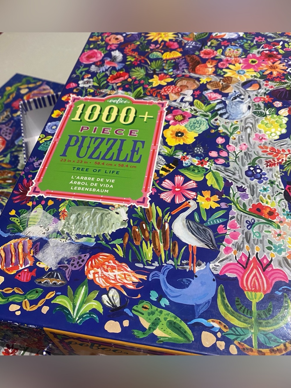 🧩 2 for $20, 3 for $26 eeBoo 1000+ Piece 'Tree of Life' Puzzle